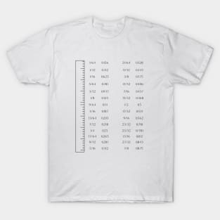 Quick Reference Measurements T-Shirt